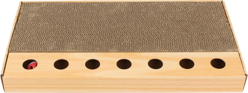 Kartonnen Krabplank Liv - Krabpalen - 48x25x5 cm de Adori en Marron – photo produit