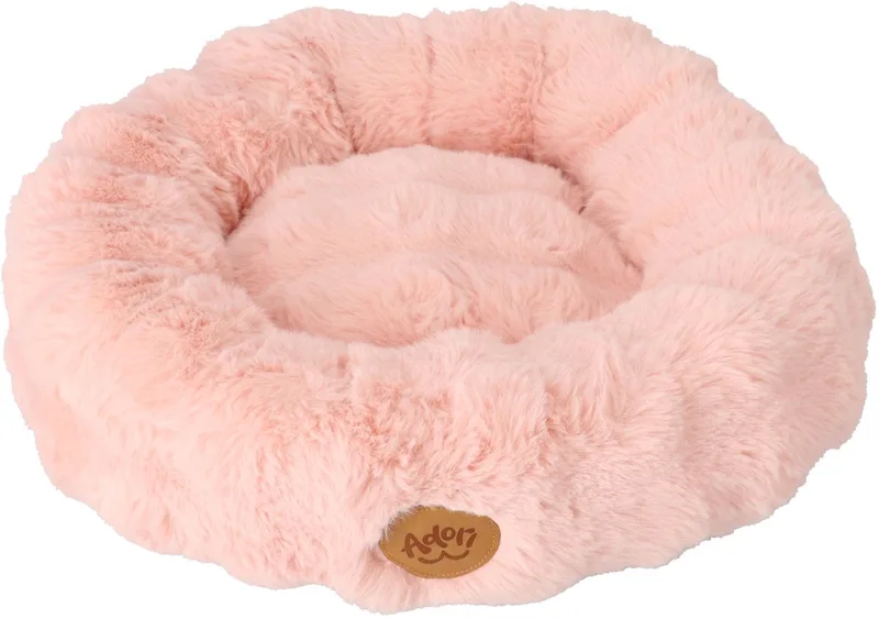 Kattendonut Liva - Kattenmand - Ø60x16 cm de Adori en Rose – photo produit