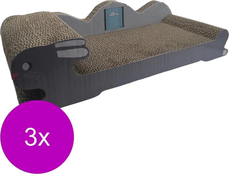 Krabplank Knaag - Speelgoed - 3 x 50x22x13 cm von Adori in Natur – Produktfoto