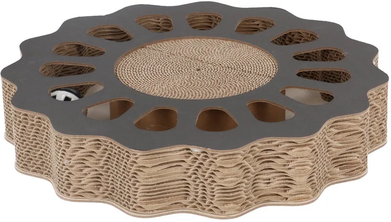 Krabspel Bloom - Kattenspeelgoed - 33x33x5.5 cm Zwart fra Adori – produktbillede