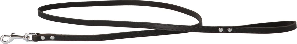 Looplijn Soft Met Print Donkerbruin - Hondenriem - 180x1.4 cm de Adori en Marron – photo produit