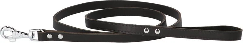 Looplijn Soft Met Print Donkerbruin - Hondenriem - 180x1.8 cm de Adori en Marron – photo produit