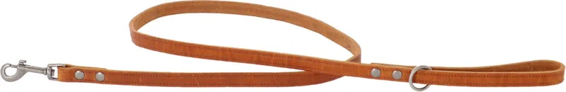 Looplijn Vetleder Met Print - Hondenriem - 130x1.4 cm S by Adori in Cognac – product photo