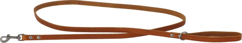 Looplijn Vetleder Met Print - Hondenriem - 180x1.4 cm S by Adori in Cognac – product photo