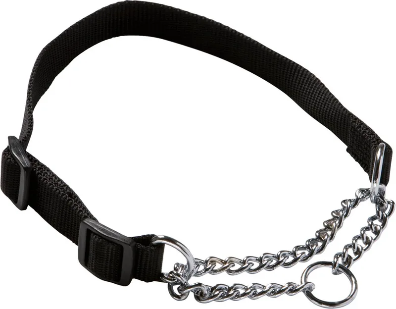 Slipketting Halsband Nylon - Hondenhalsband - Xs/S 20-35x1.0 Cm by Adori in Black – product photo
