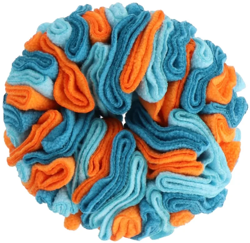 Snuffelbal - Hondenspeelgoed - 17x17x5 cm 87 g de Adori en Orange – photo produit