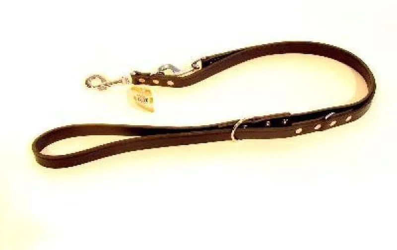 Traininglijn Soft Met Print Donkerbruin - Hondenriem - 200x1.4 cm by Adori in Brown – product photo