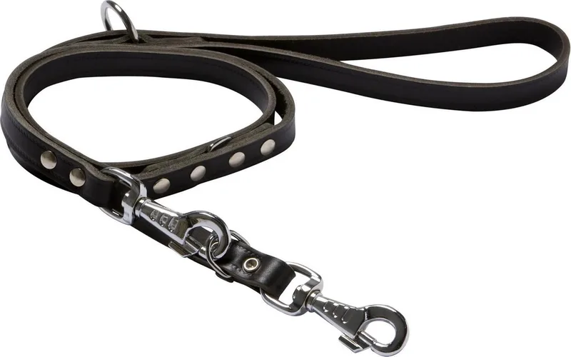Traininglijn Soft Met Print Donkerbruin - Hondenriem - 200x1.8 cm by Adori in Brown – product photo