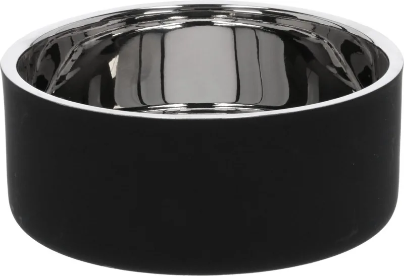 Voerbak Dubbelwandig Boss - Hondenvoerbak - Ø17x7.4 cm by Adori in Black – product photo