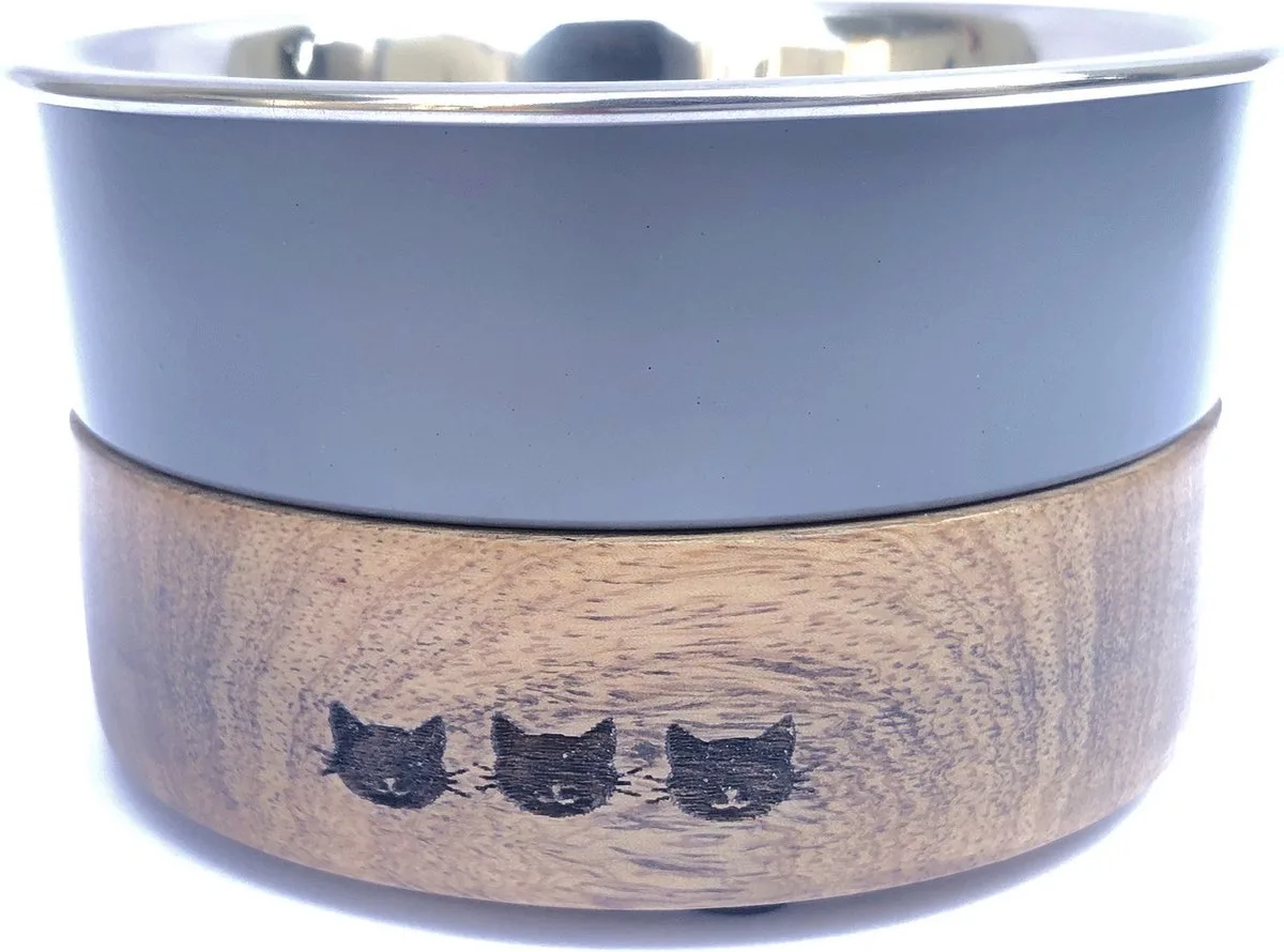 Voerbak Ø11 cm - Kattenvoerbak de Adori en Gris foncé – photo produit