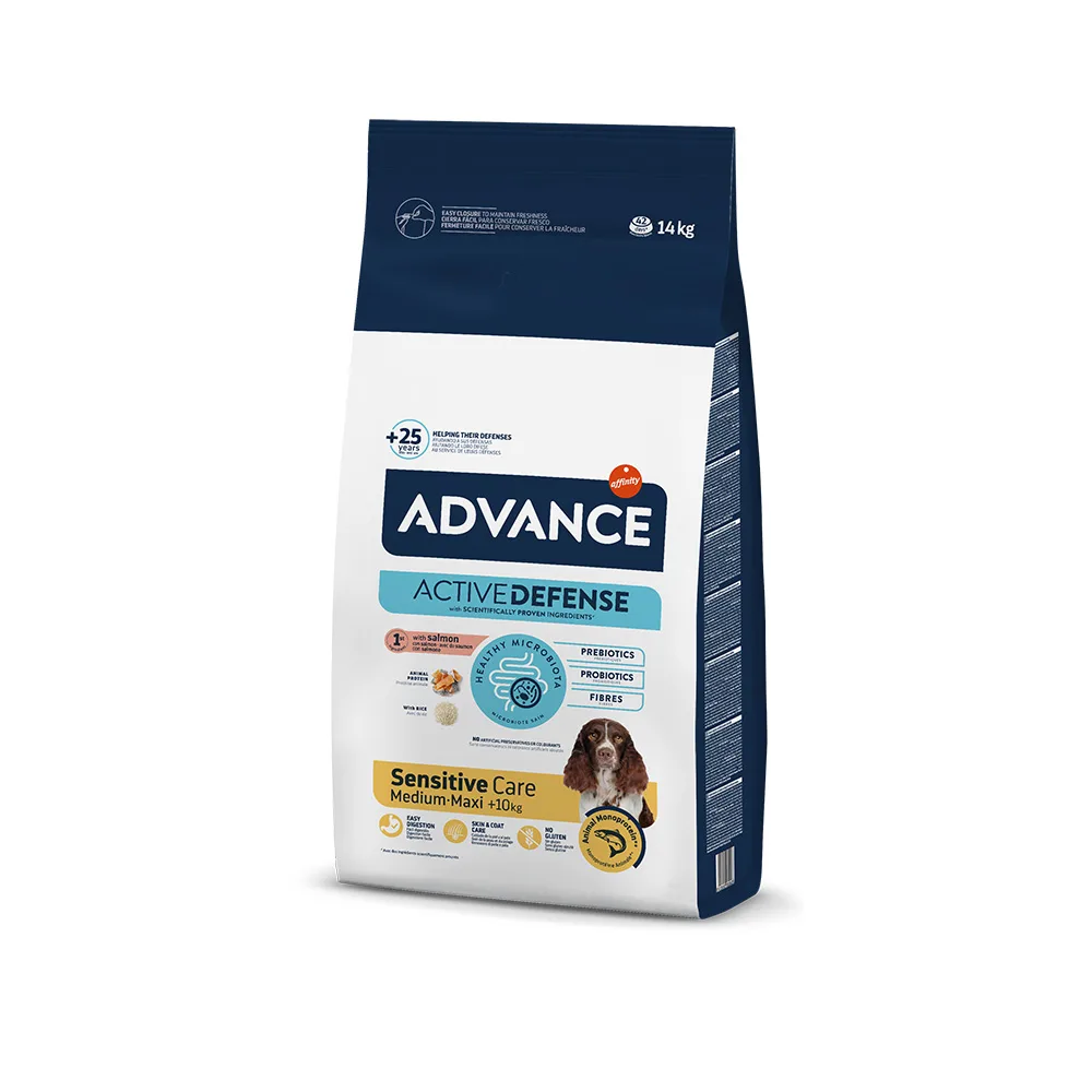 14kg Advance Sensitive Adult Zalm & Rijst Hondenvoer van Advance – productfoto