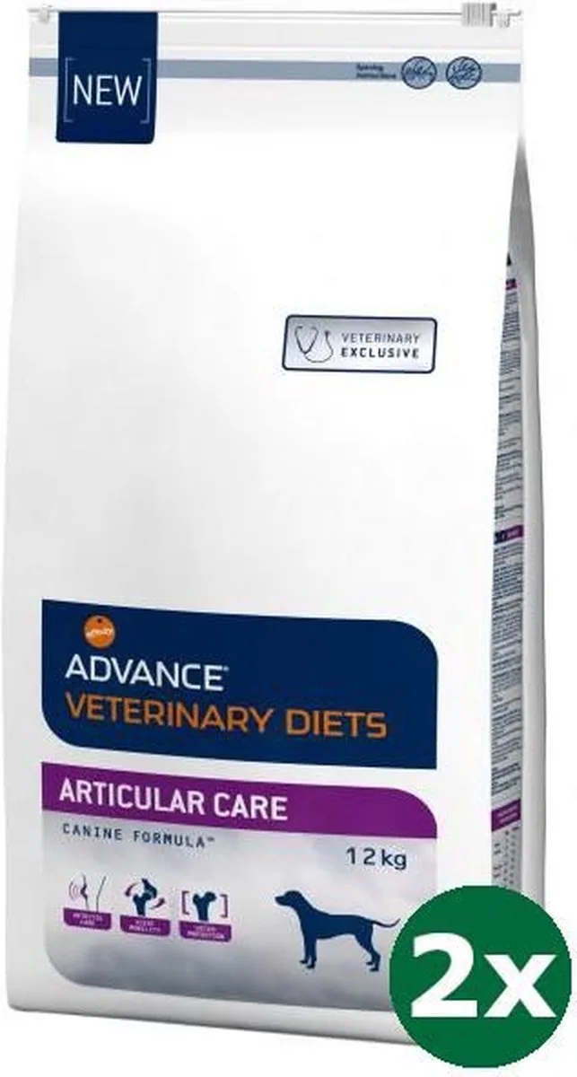 2x12 kg Advance veterinary diet dog articular gewrichten hondenvoer by Advance – product photo