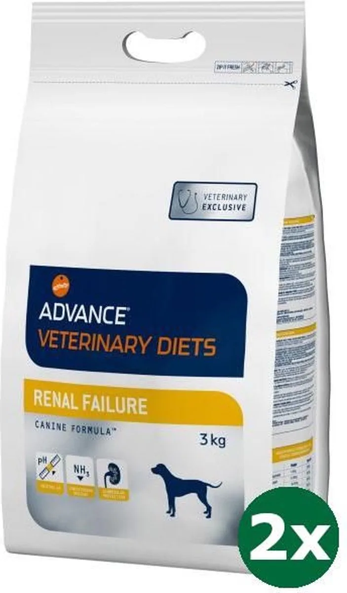 2x3 kg Advance hond veterinary diet renal failure hondenvoer by Advance – product photo