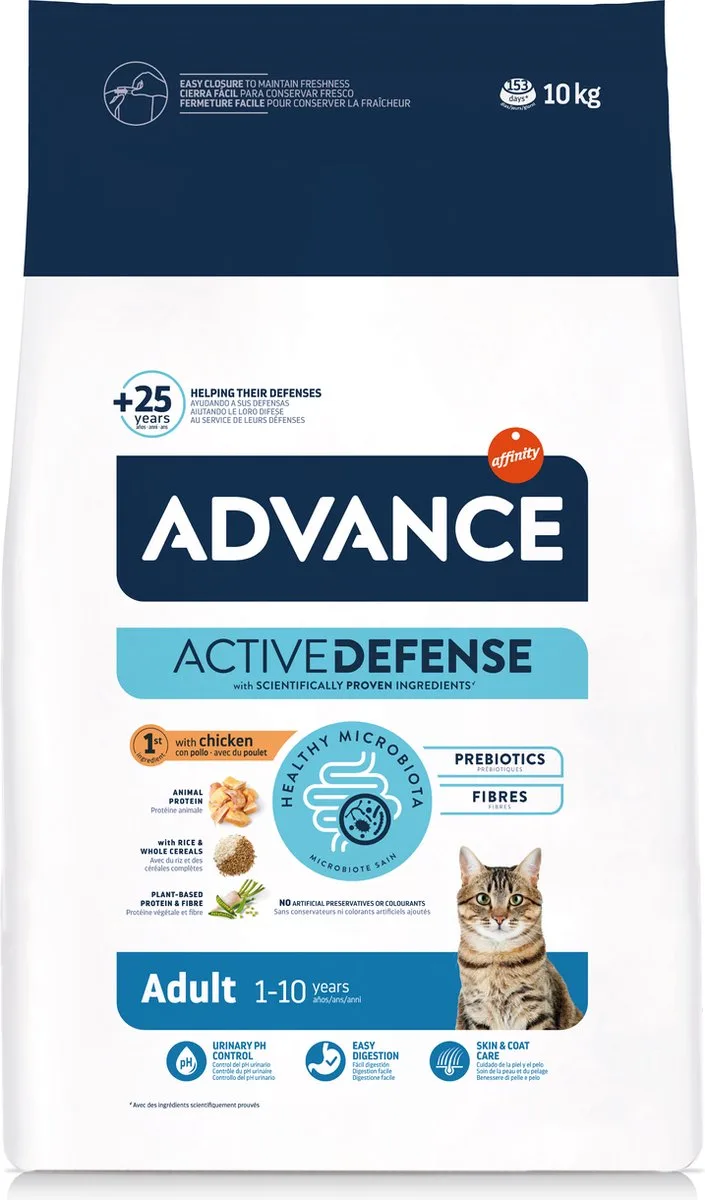 Adult - Chicken/Rice - Kattenvoer - 10 kg by Advance – product photo