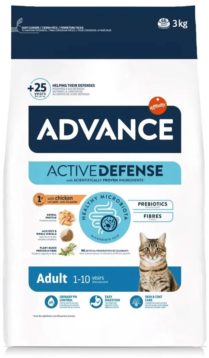 Adult - Chicken/Rice - Kattenvoer - 3 kg by Advance – product photo