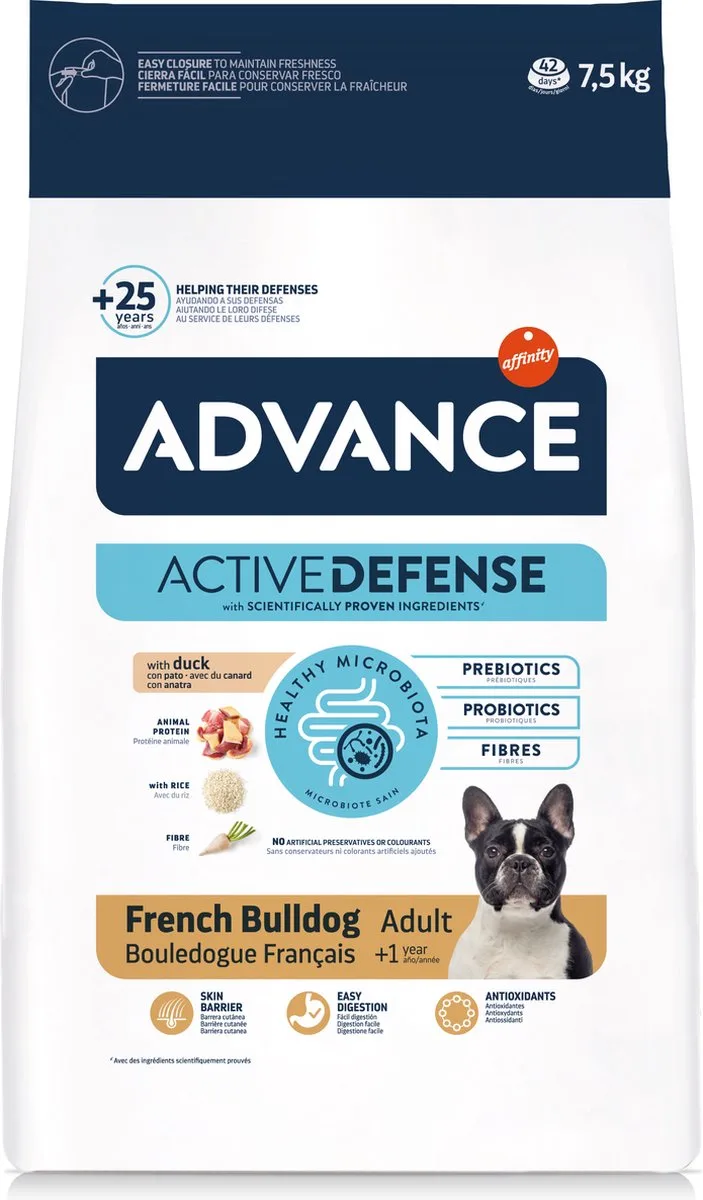 Adult - French Bulldog - 7,5 kg van Advance – productfoto