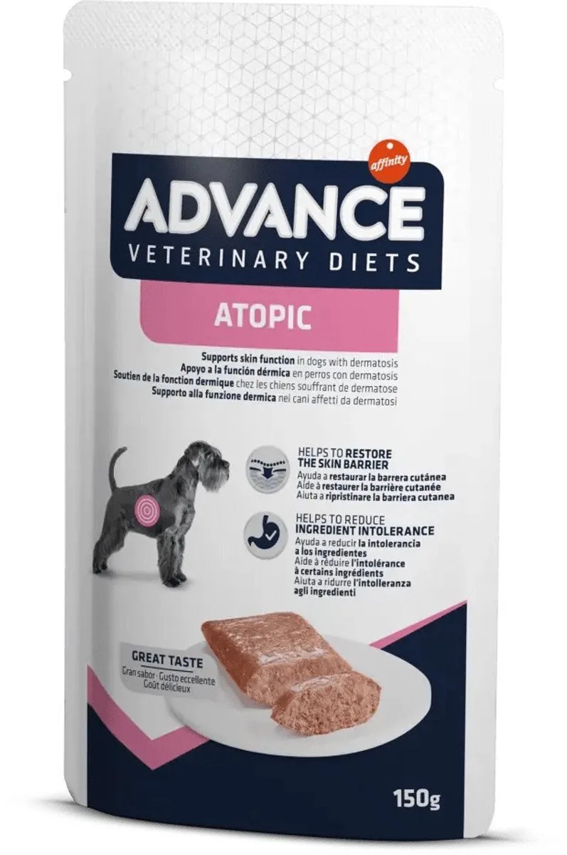Atopic Hondenvoer 8 x 150 gram van Advance – productfoto