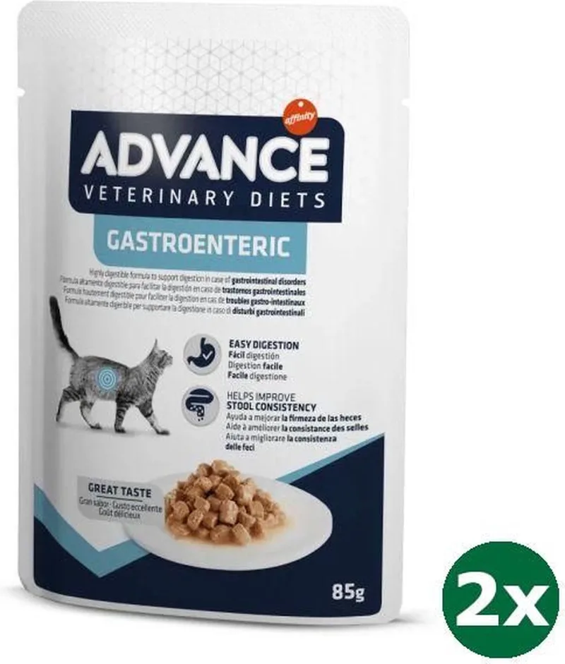 cat gastroenteric kattenvoer 2x 12x85 gr by Advance – product photo