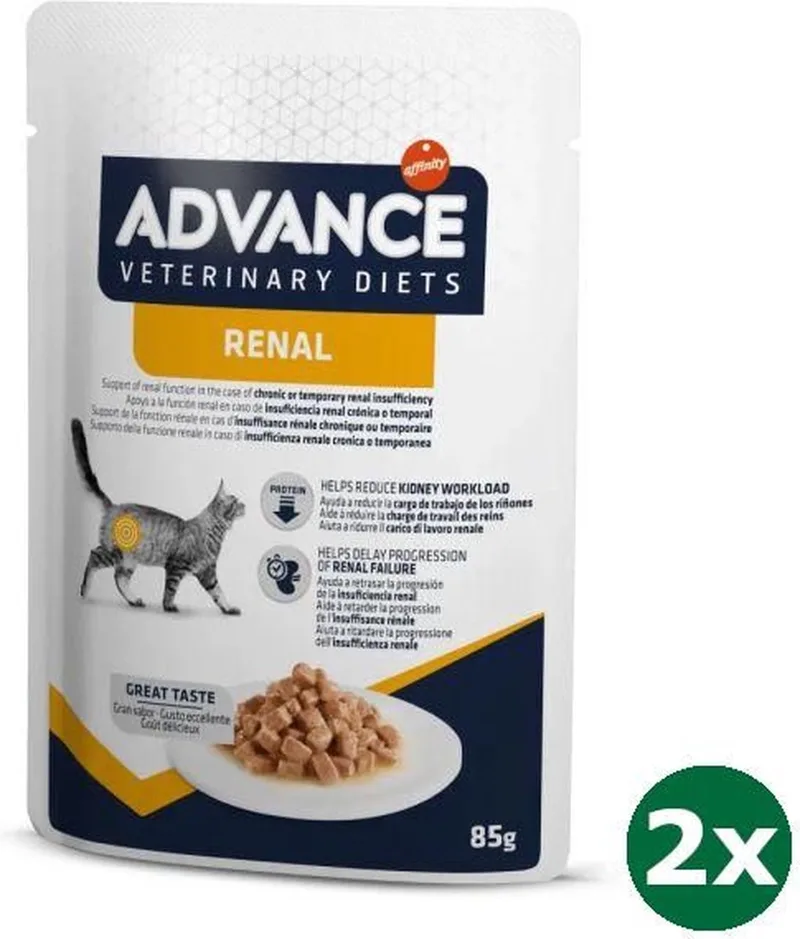 cat renal kattenvoer 2x 12x85 gr van Advance – productfoto