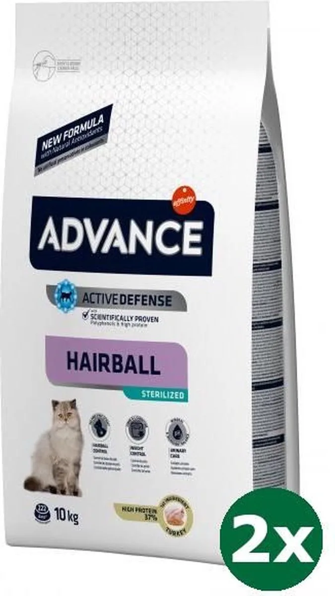 cat sterilized hairball kattenvoer 2x 10 kg by Advance – product photo
