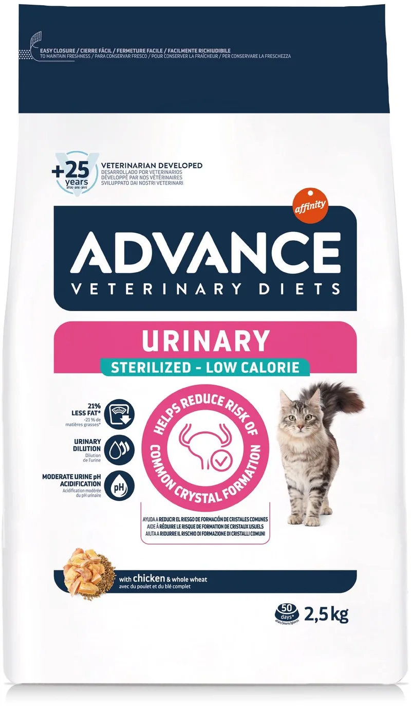 Cat - Urinary - Sterilized - Low Calorie - Kattenvoer - 2,5 kg von Advance – Produktfoto