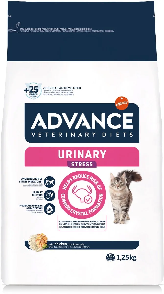 Cat - Urinary Stress - Kattenvoer - 1,25 kg von Advance – Produktfoto
