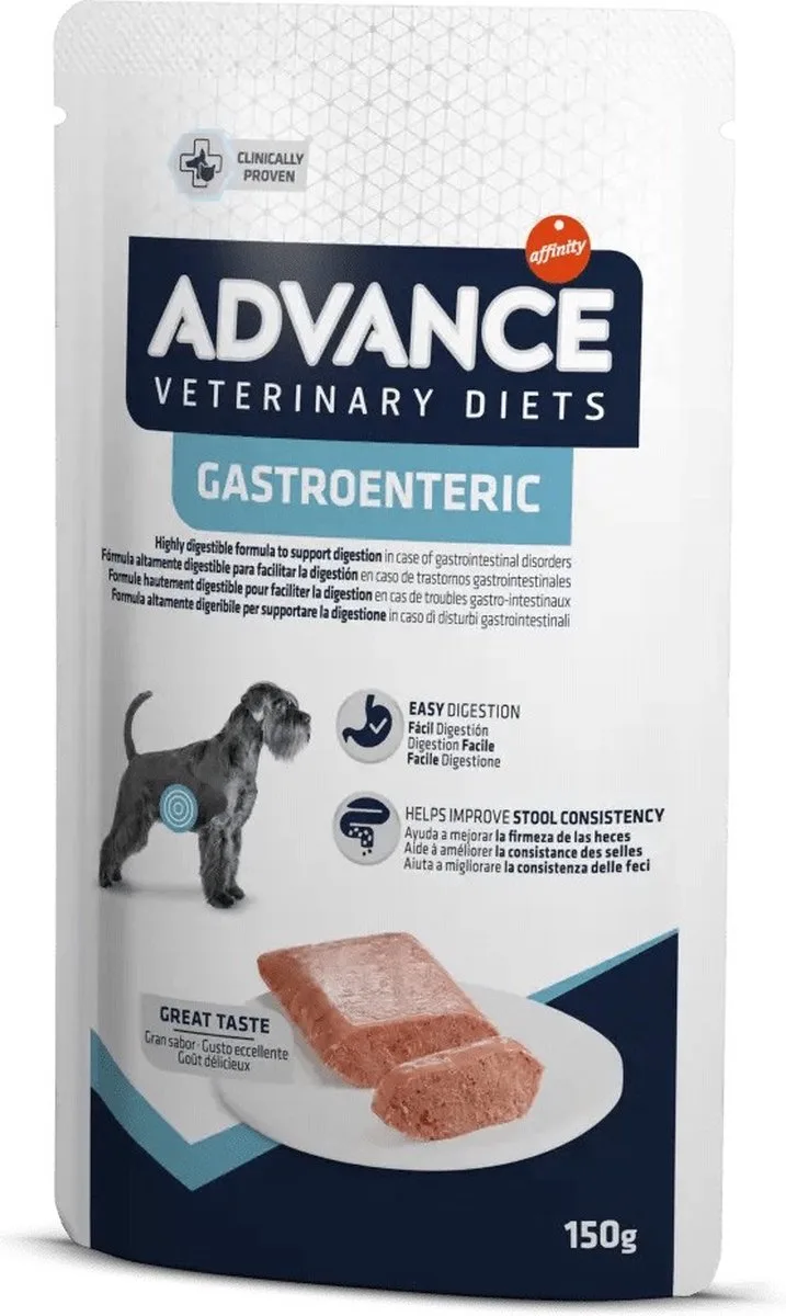 Dog - Gastro Enteric - Hondenvoer - 8X150 g by Advance – product photo