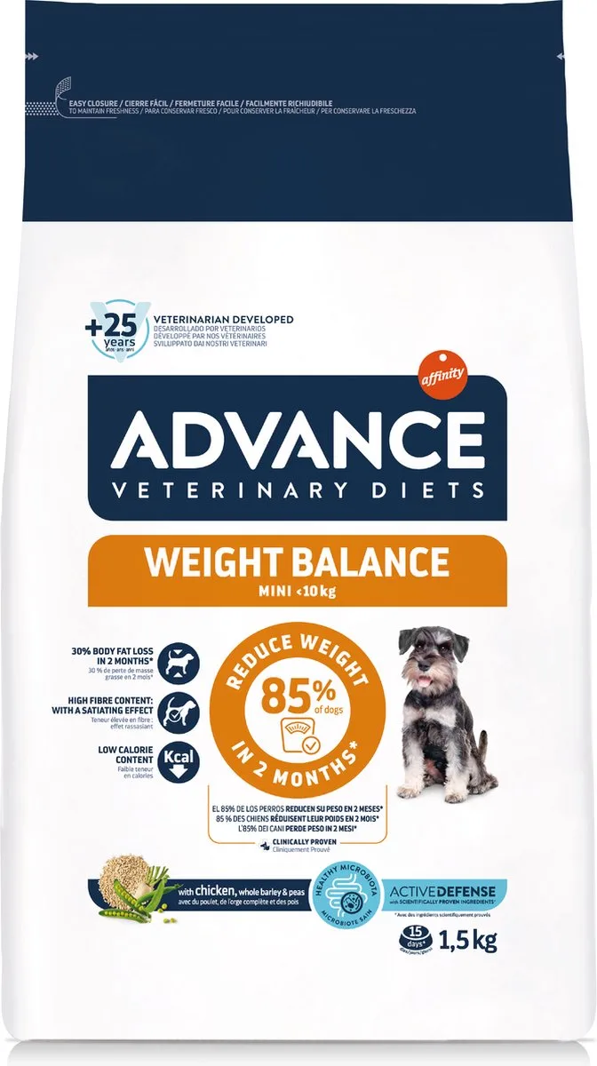 Dog - Weight Balance Mini - Hondenvoer - 1,5 kg by Advance – product photo