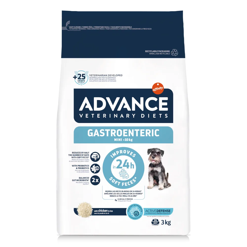 Gastroenteric hondenbrokken met kip voor kleine honden 3 Kg by Advance – product photo