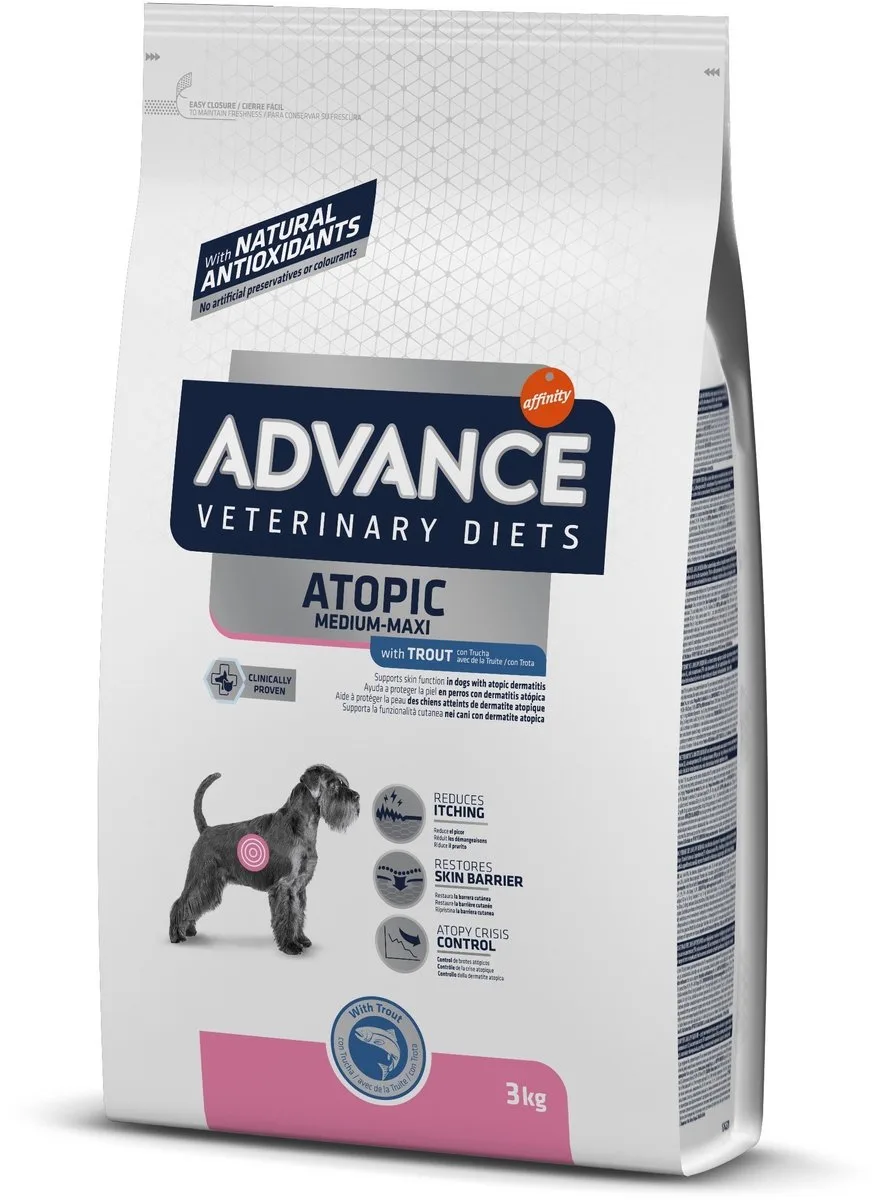 Hond Veterinary Diet Atopic Care 3 KG von Advance – Produktfoto