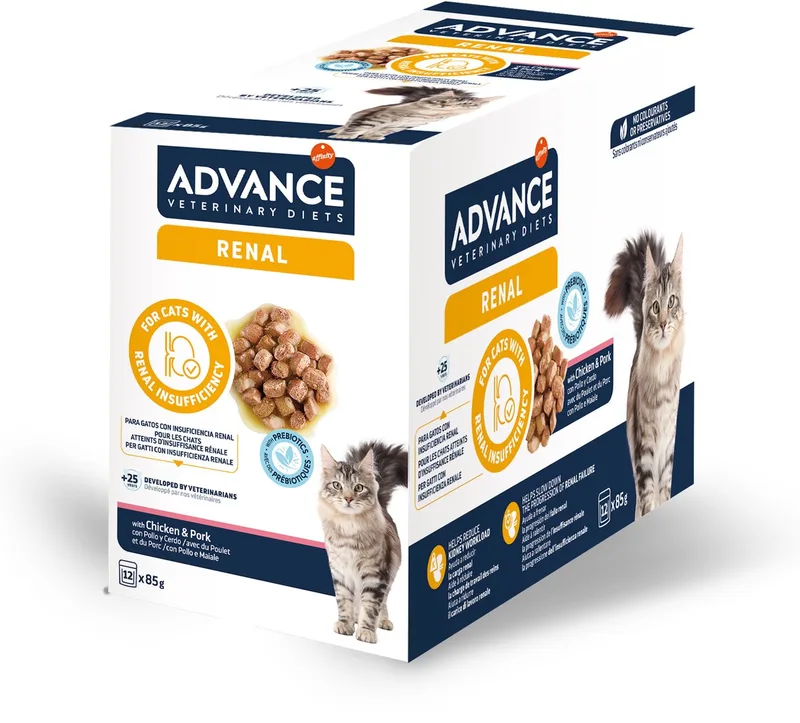 Kat Nieren - Beperkt Eiwit Natvoer - 12x85g by Advance – product photo
