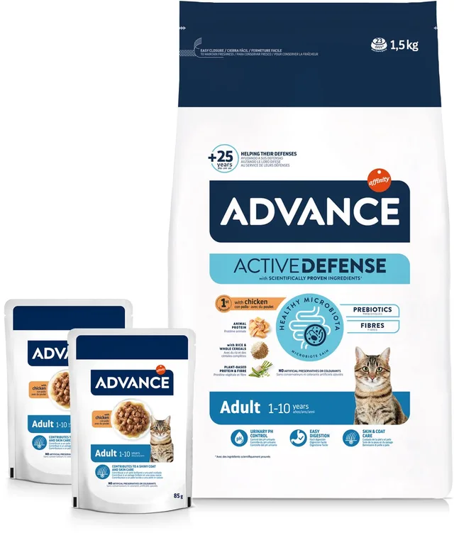 Kattenvoer - Kip Rijst 1.5kg - Licht Verteerbaar, Compleet Voer voor Volwassen Katten