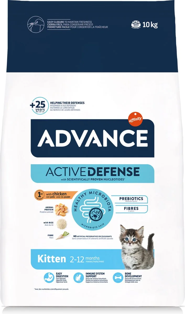 Kitten - Chicken/Rice - Kattenvoer - 10 kg von Advance – Produktfoto