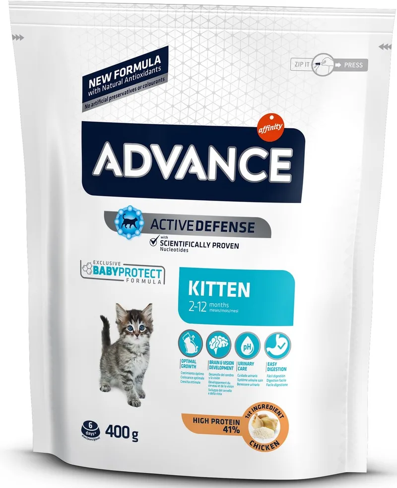 Kitten Chicken Rice Kattenvoer von Advance – Produktfoto