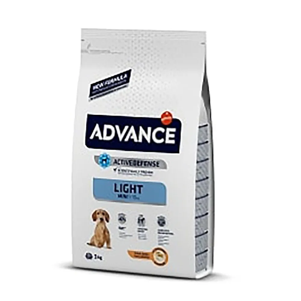 Light-Trockenfutter für kleine Hunde mit Huhn und Reis 3 Kg von Advance – Produktfoto