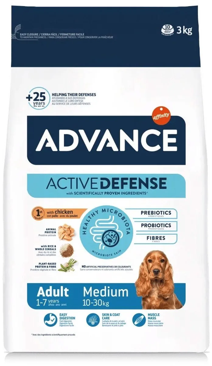 Medium Adult - Hondenvoer - 3 kg von Advance – Produktfoto