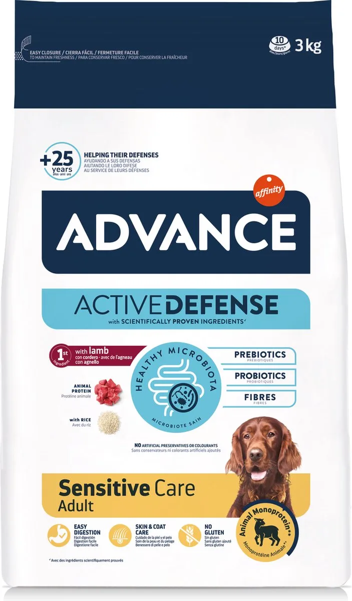 Sensitive - Lamb/Rice - Hondenvoer - 3 kg von Advance – Produktfoto