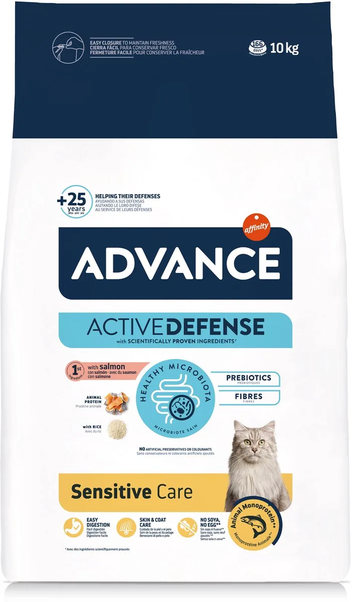 Sensitive - Salmon - Kattenvoer - 10 kg von Advance – Produktfoto