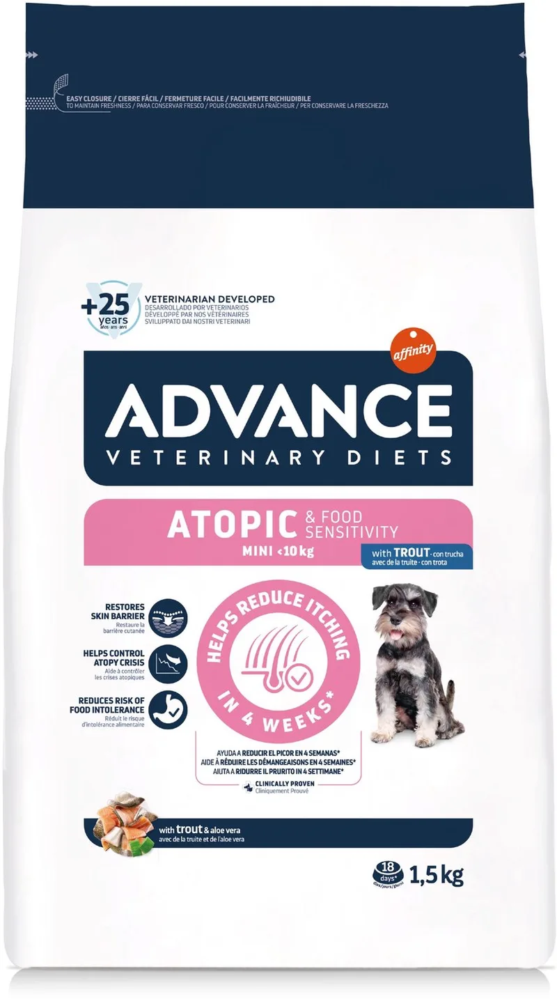 Veterinary Diets Dog - Atopic - Mini - Hondenvoer - 1,5 kg von Advance – Produktfoto