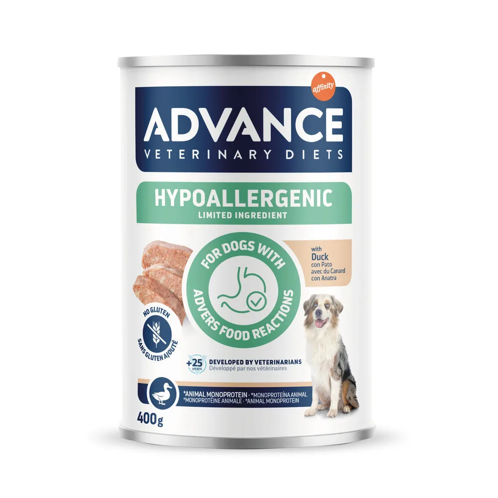 Veterinary Diets Limited Ingredient natvoer met eend voor honden 400 GR von Advance – Produktfoto