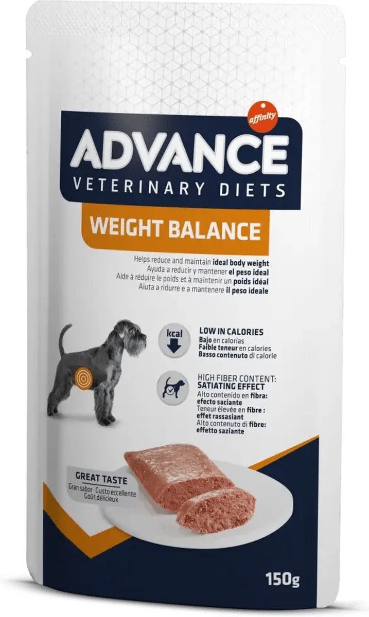 Weight Balance Hondenvoer 8 x 150 gram von Advance – Produktfoto