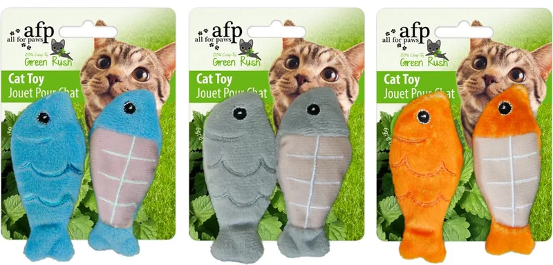 Catnip Catch Of The Day by AFP in Blauw of grijs of oranje – product photo