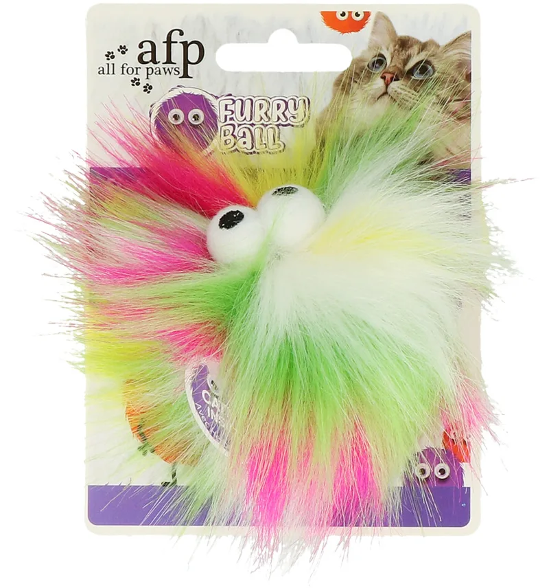 Furry Fluffy Ball Yellow by AFP – product photo