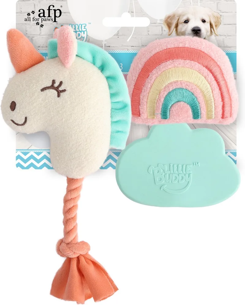 Little Buddy 3-Pack Toy Wonderland - Hondenspeeltjes - Speelgoed voor Puppy's - Knuffeltjes voor Honden - 3 stuks by AFP in Multicolour – product photo
