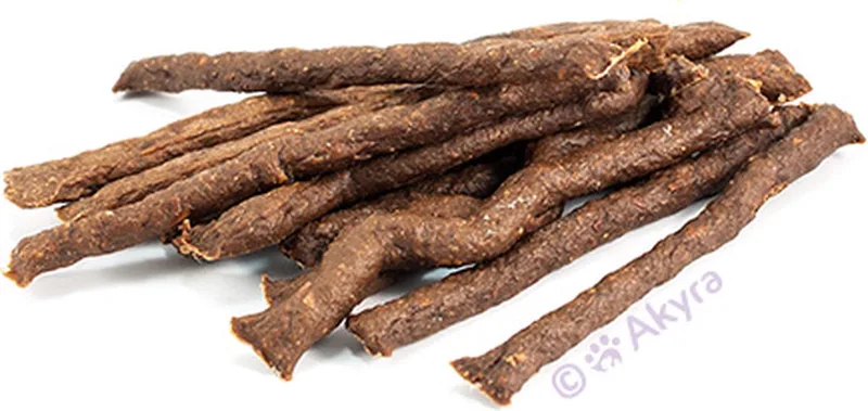 Sticks Lam - Natuurlijk gedroogde hondensnack - 100 gram de Akyra – photo produit