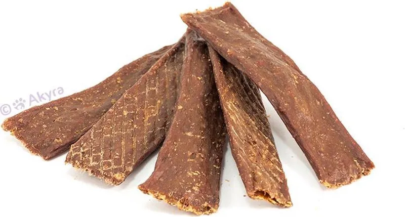 Strips Kip - Natuurlijk gedroogde hondensnack - 200 gram by Akyra – product photo