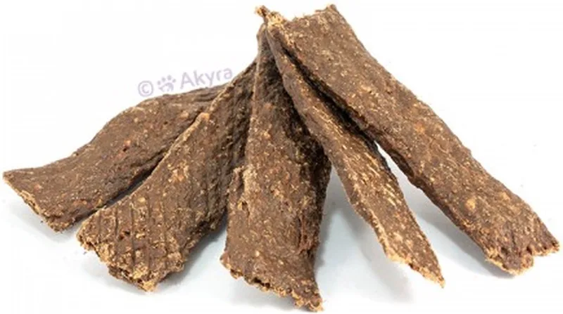 Strips Lam - Natuurlijk gedroogde hondensnack - 200 gram by Akyra – product photo