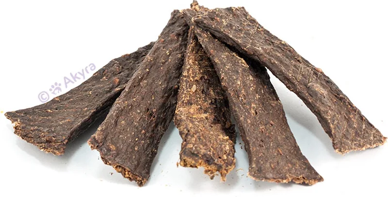 Strips Paard - Natuurlijk gedroogde hondensnack - 200 gram de Akyra – photo produit