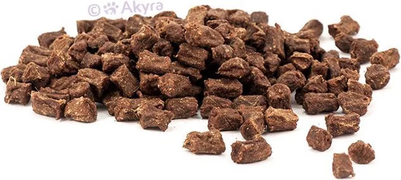 Trainingshapjes Struisvogel - beloning snoepjes voor honden - 100 gram de Akyra – photo produit