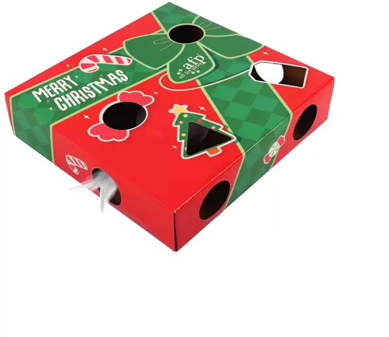 AFP - Hondenspeelgoed - Hondenspeeltje - Kerstspeeltjes voor Honden by All For Paws in Peek'A'Pounce Cadeaudoos – product photo
